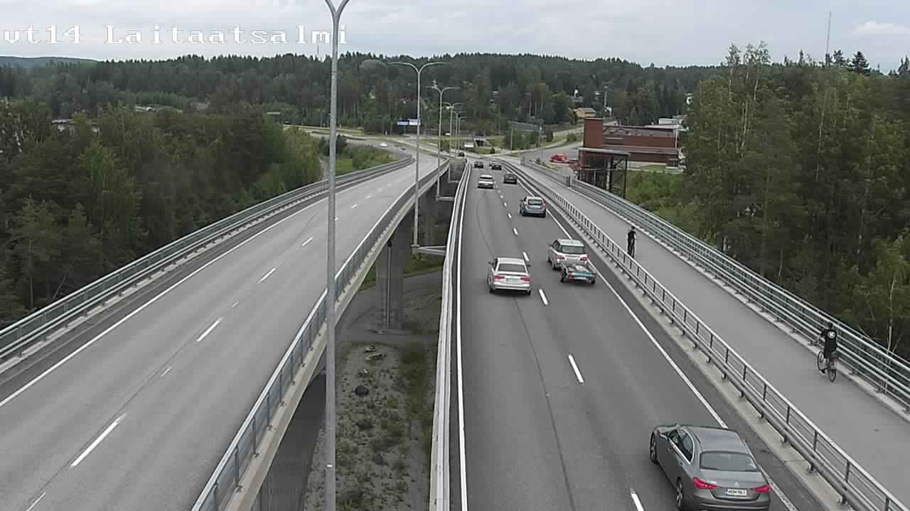 Kelikamerat Kuva Tie 14 Savonlinna, Laitaatsalmi silta, Savonlinna, Etelä-Savo