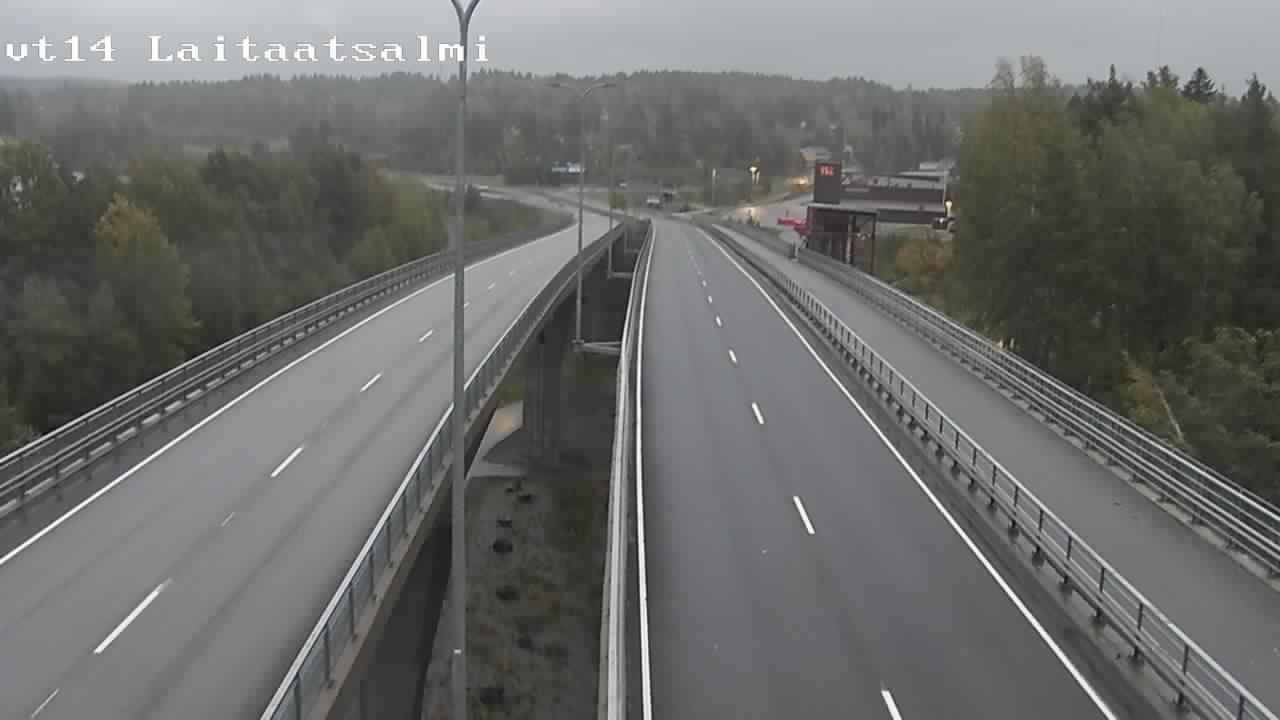 Weather Camera Image Väg 14 Nyslott, Laitaatsalmi, Savonlinna, Etelä-Savo