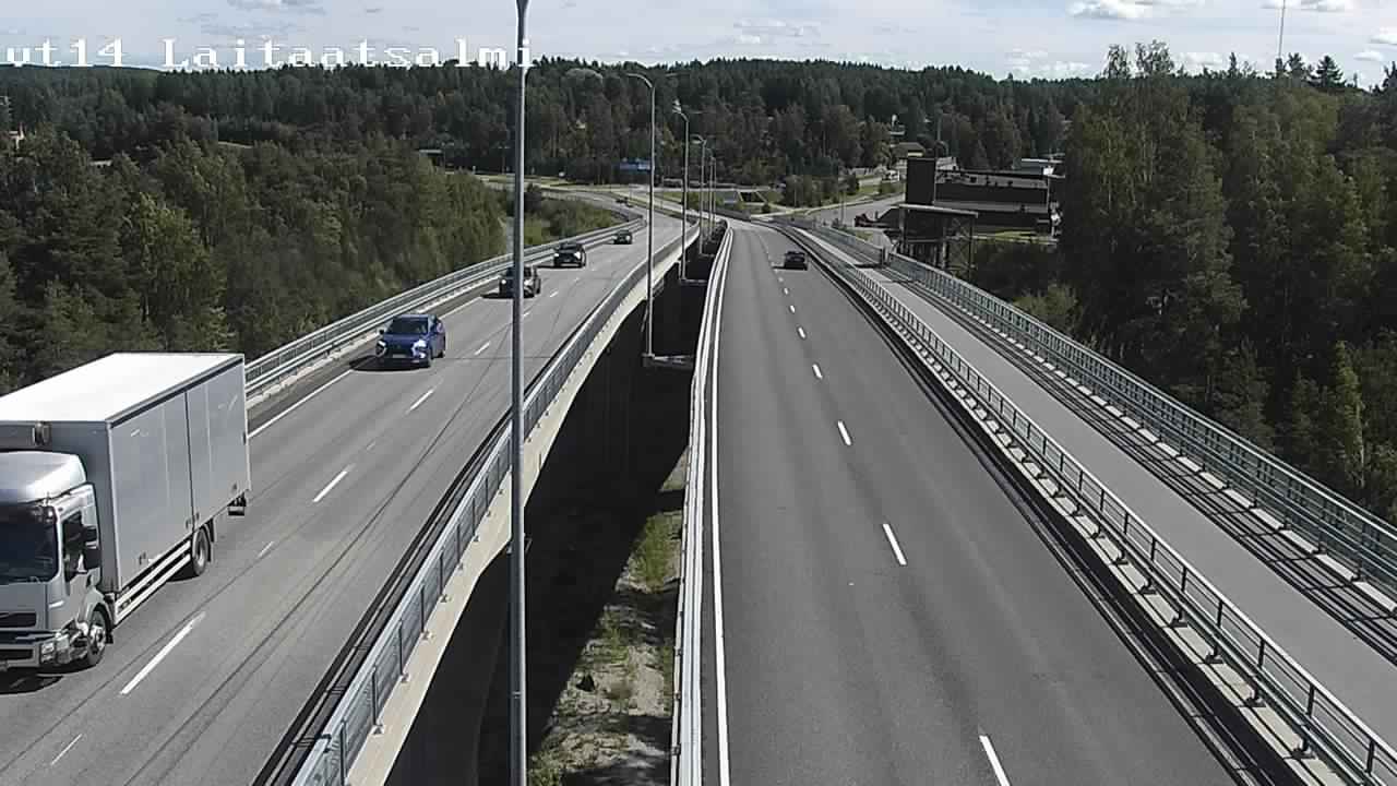 Kelikamerat Kuva Tie 14 Savonlinna, Laitaatsalmi silta, Savonlinna, Etelä-Savo