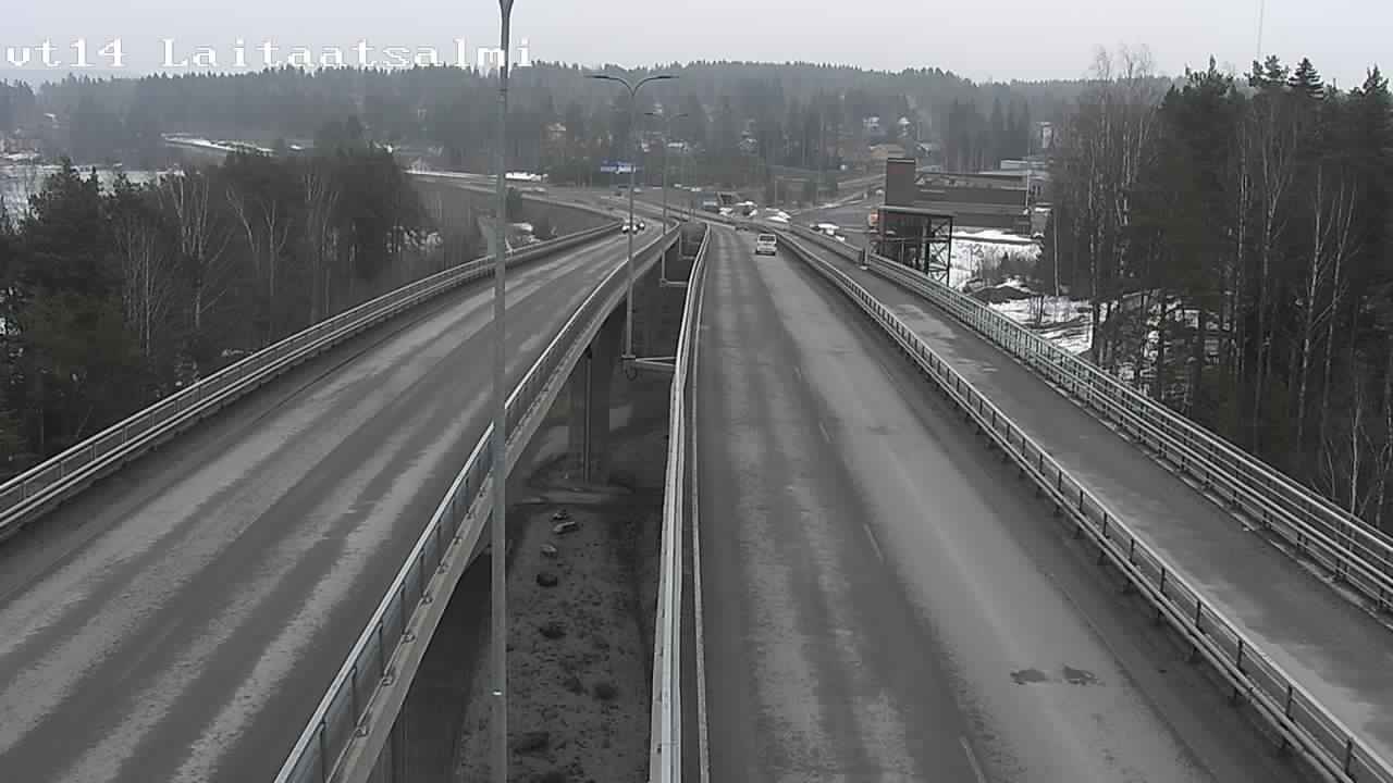 Weather Camera Image Road 14 Savonlinna, Laitaatsalmi, Savonlinna, Etelä-Savo