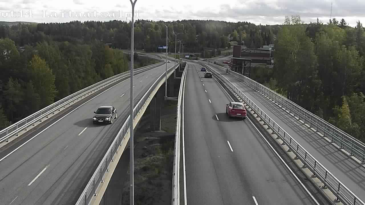 Weather Camera Image Väg 14 Nyslott, Laitaatsalmi, Savonlinna, Etelä-Savo
