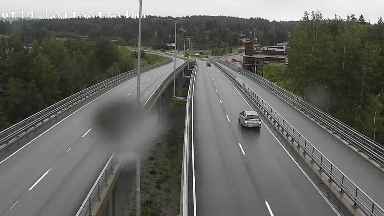 Weather Camera Image Road 14 Savonlinna, Laitaatsalmi, Savonlinna, Etelä-Savo