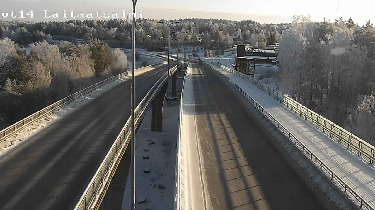 Weather Camera Image Road 14 Savonlinna, Laitaatsalmi, Savonlinna, Etelä-Savo