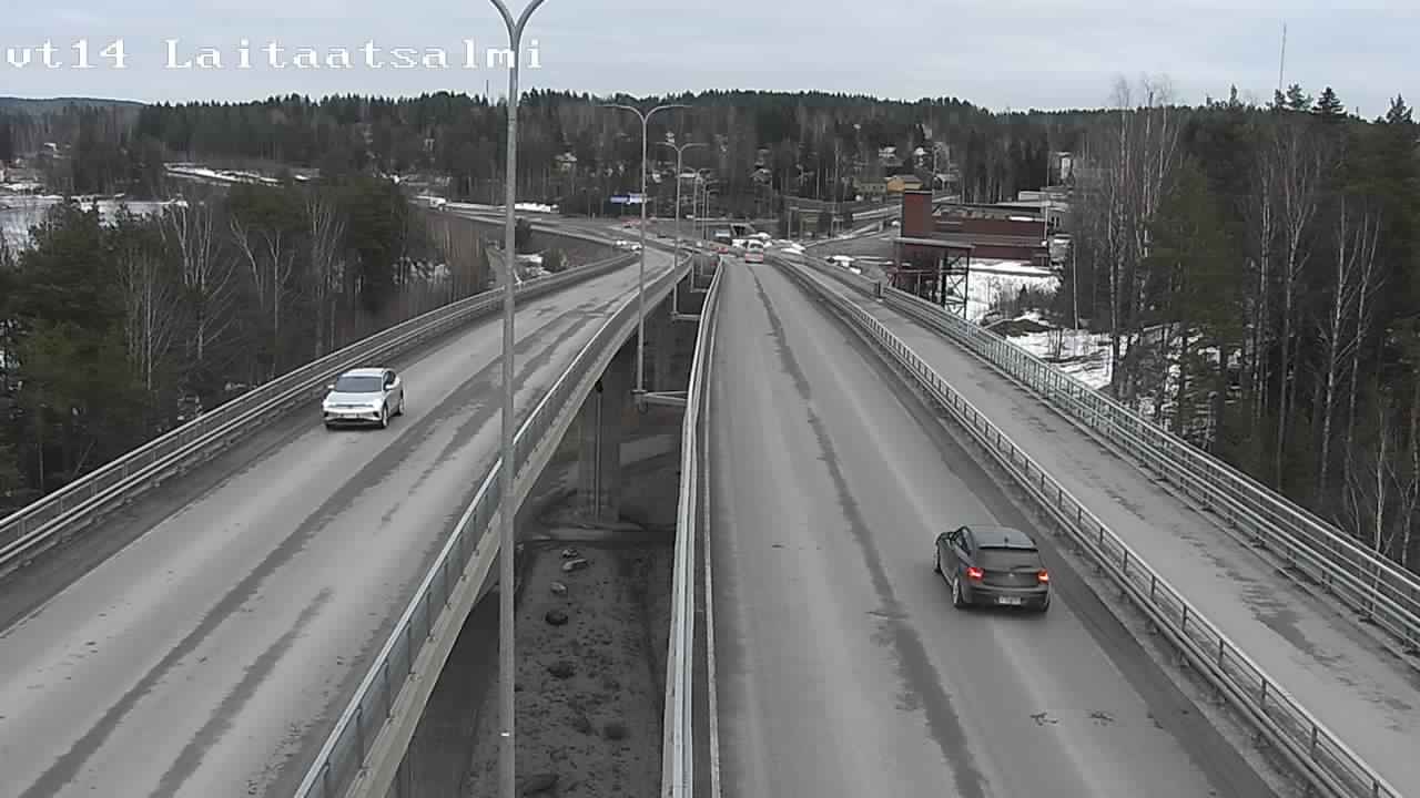 Kelikamerat Kuva Tie 14 Savonlinna, Laitaatsalmi silta, Savonlinna, Etelä-Savo