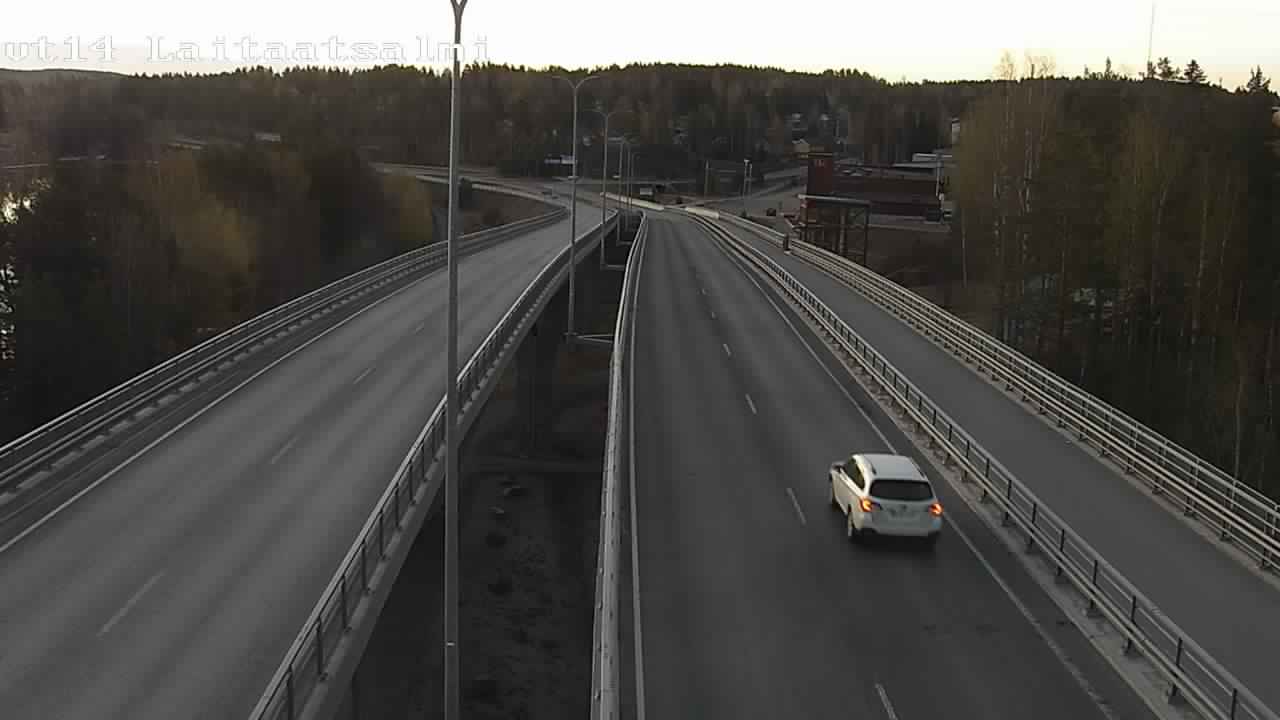 Weather Camera Image Väg 14 Nyslott, Laitaatsalmi, Savonlinna, Etelä-Savo