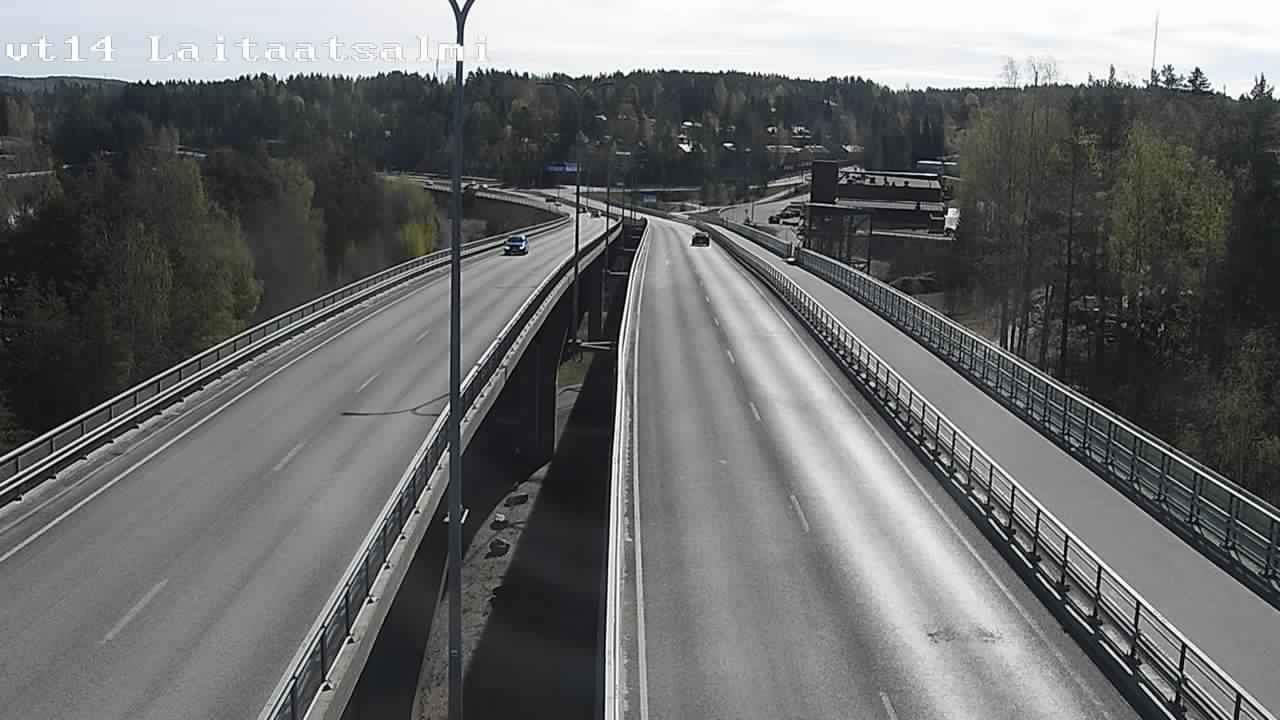 Weather Camera Image Road 14 Savonlinna, Laitaatsalmi, Savonlinna, Etelä-Savo