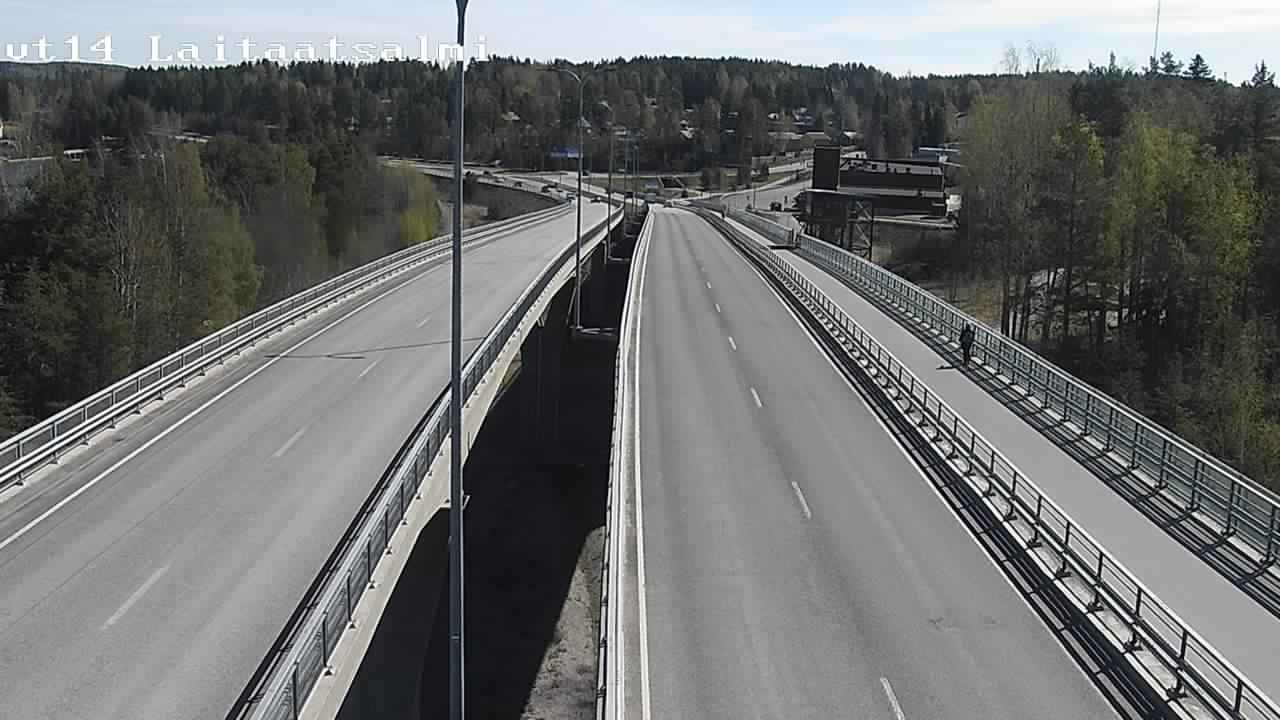 Weather Camera Image Road 14 Savonlinna, Laitaatsalmi, Savonlinna, Etelä-Savo