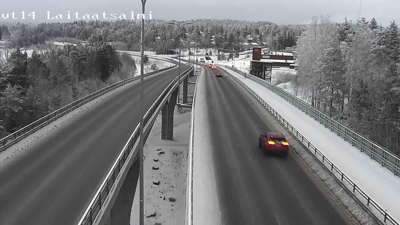 Weather Camera Image Väg 14 Nyslott, Laitaatsalmi, Savonlinna, Etelä-Savo