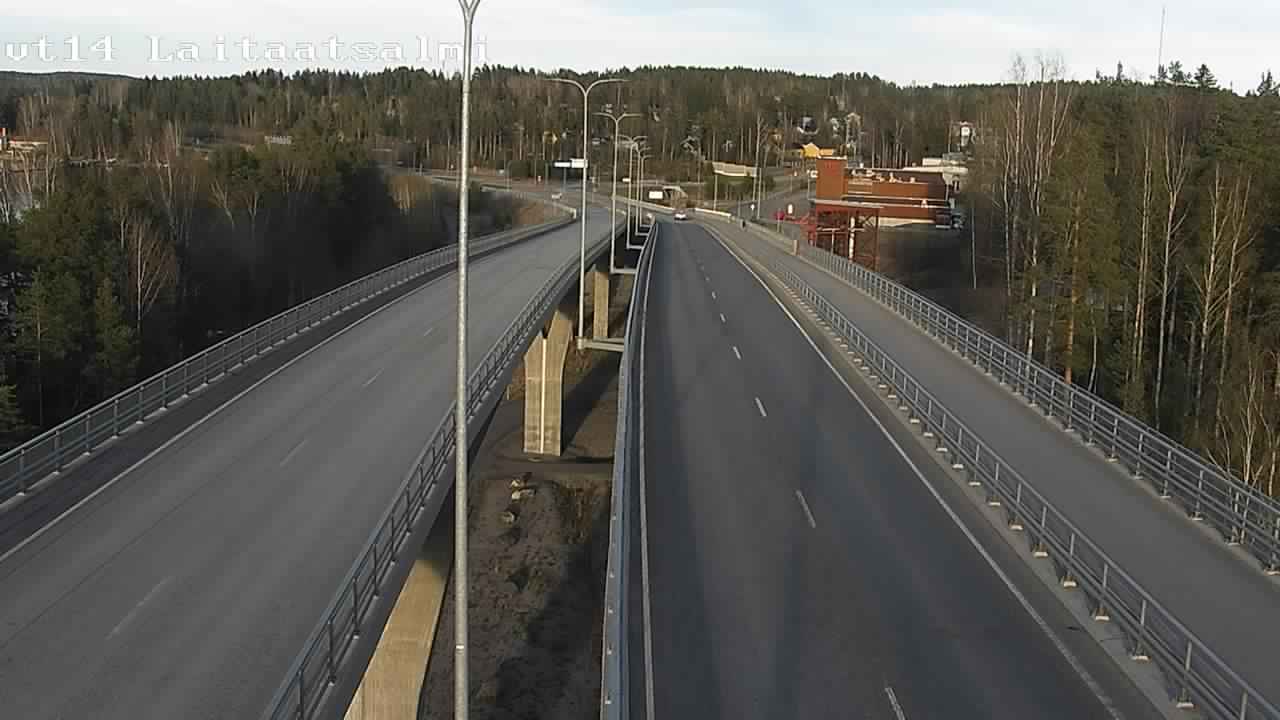 Weather Camera Image Väg 14 Nyslott, Laitaatsalmi, Savonlinna, Etelä-Savo