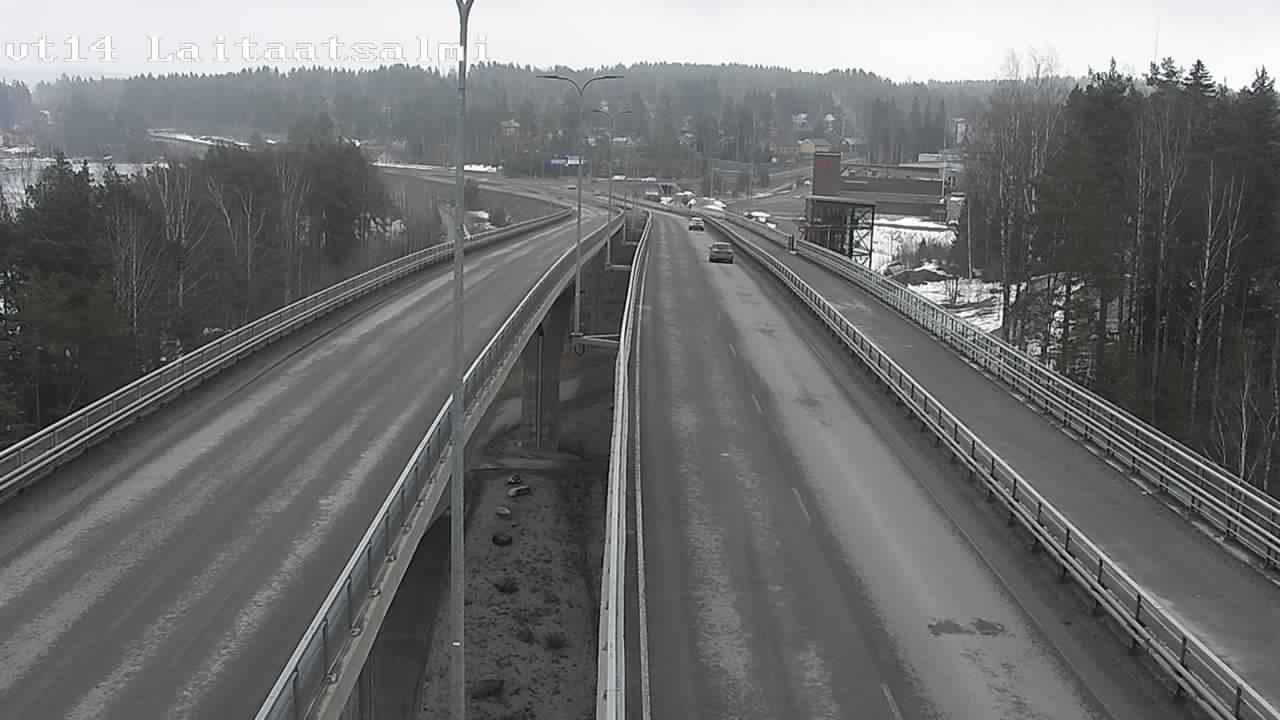 Weather Camera Image Road 14 Savonlinna, Laitaatsalmi, Savonlinna, Etelä-Savo