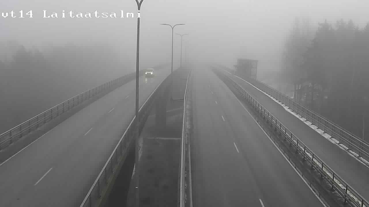 Weather Camera Image Väg 14 Nyslott, Laitaatsalmi, Savonlinna, Etelä-Savo