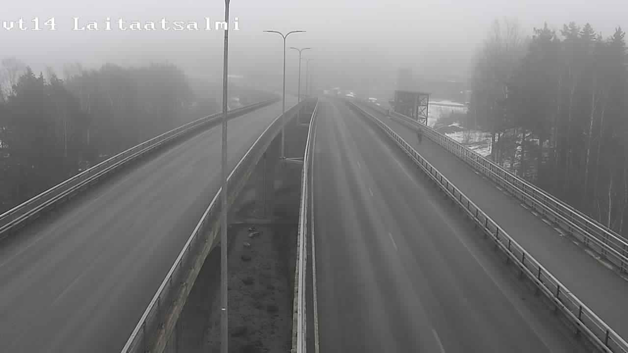 Weather Camera Image Road 14 Savonlinna, Laitaatsalmi, Savonlinna, Etelä-Savo
