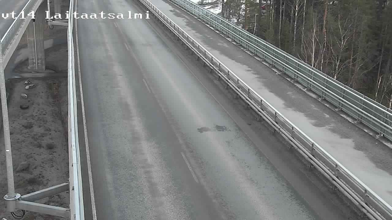 Weather Camera Image Väg 14 Nyslott, Laitaatsalmi, Savonlinna, Etelä-Savo