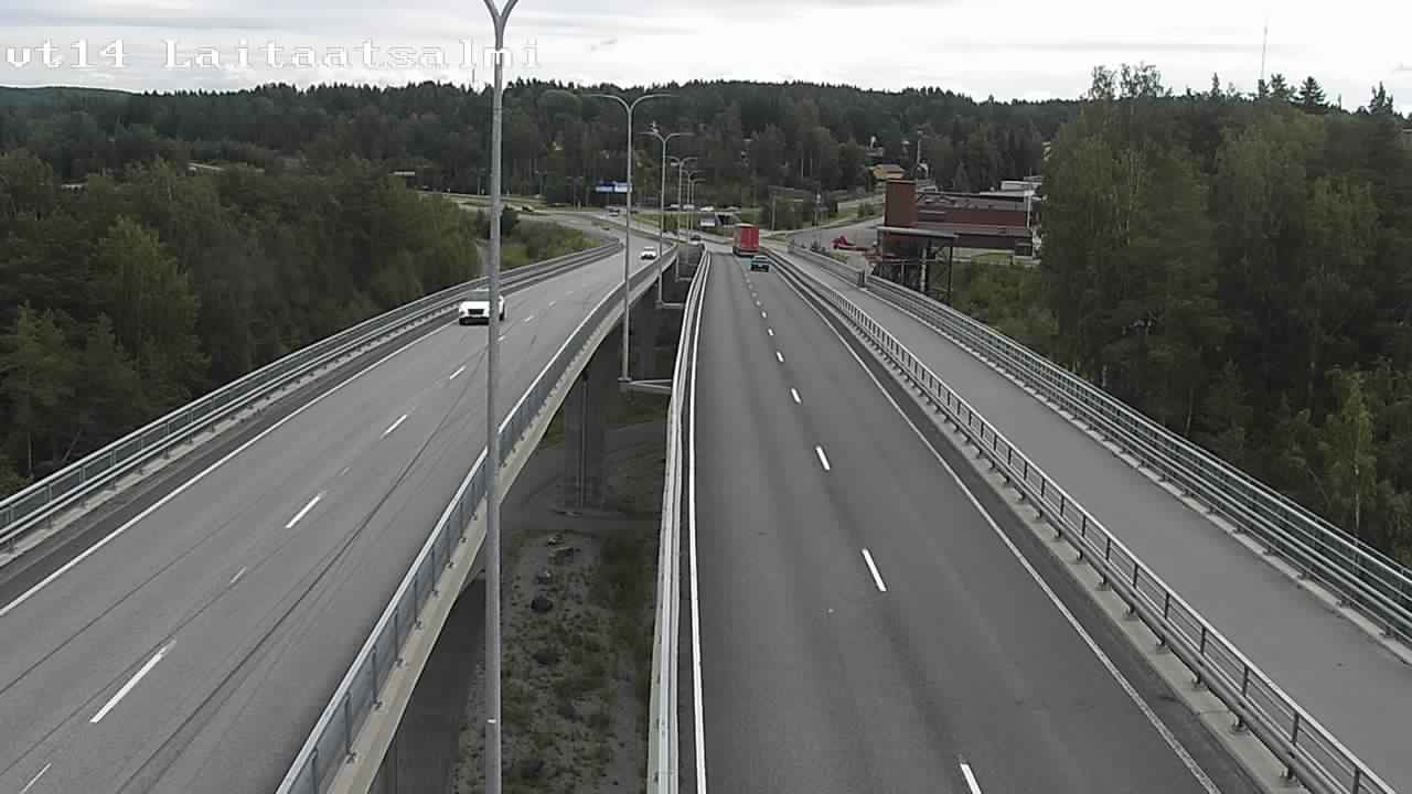 Weather Camera Image Road 14 Savonlinna, Laitaatsalmi, Savonlinna, Etelä-Savo