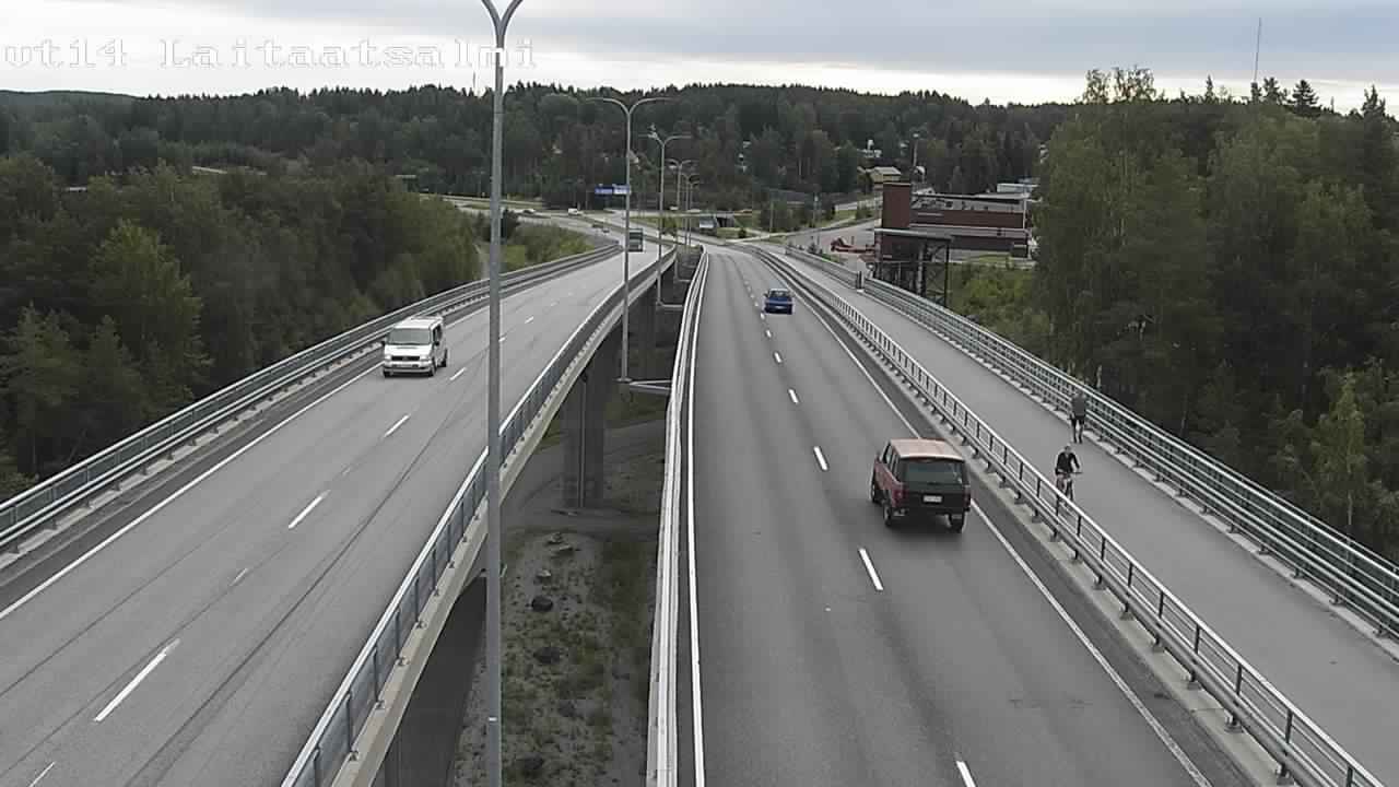 Weather Camera Image Road 14 Savonlinna, Laitaatsalmi, Savonlinna, Etelä-Savo
