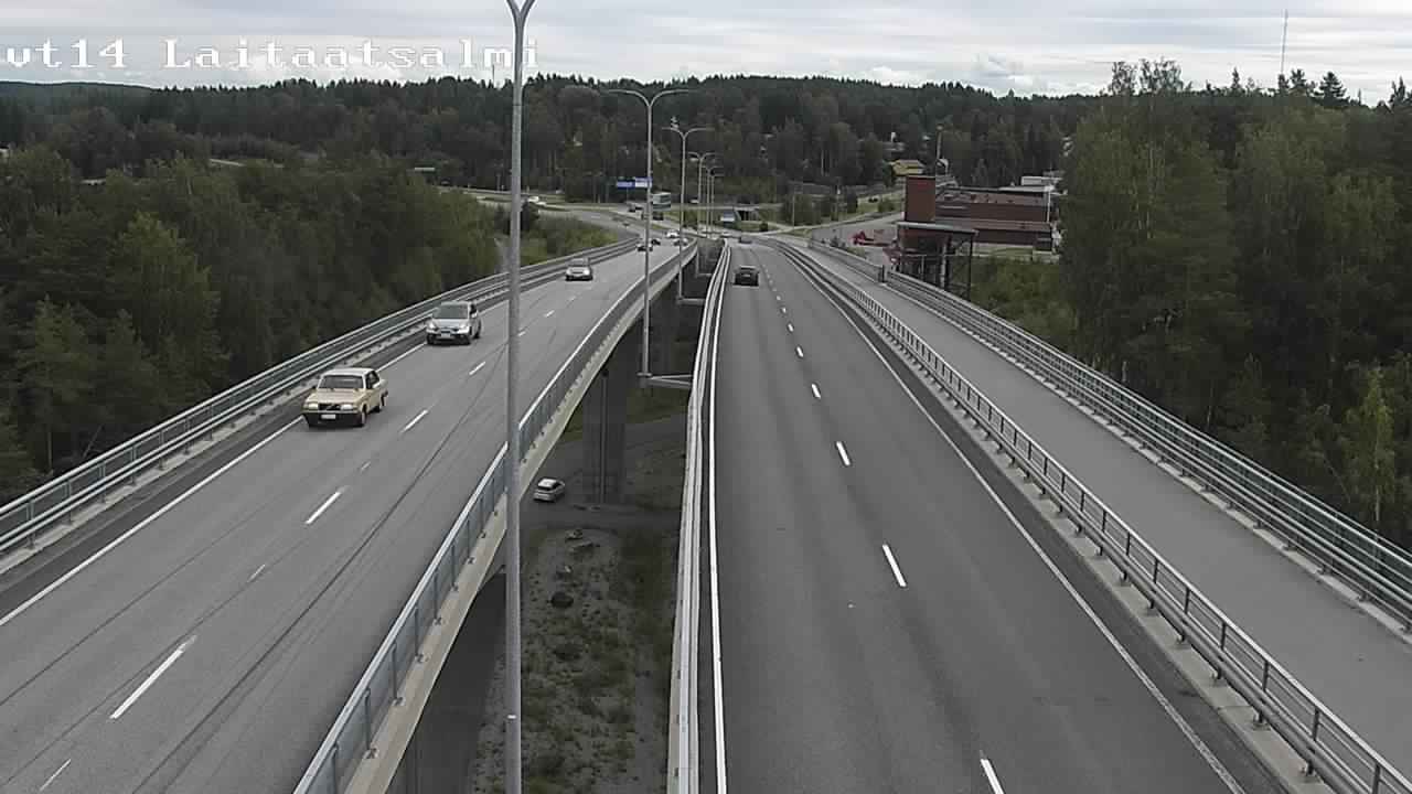 Weather Camera Image Road 14 Savonlinna, Laitaatsalmi, Savonlinna, Etelä-Savo