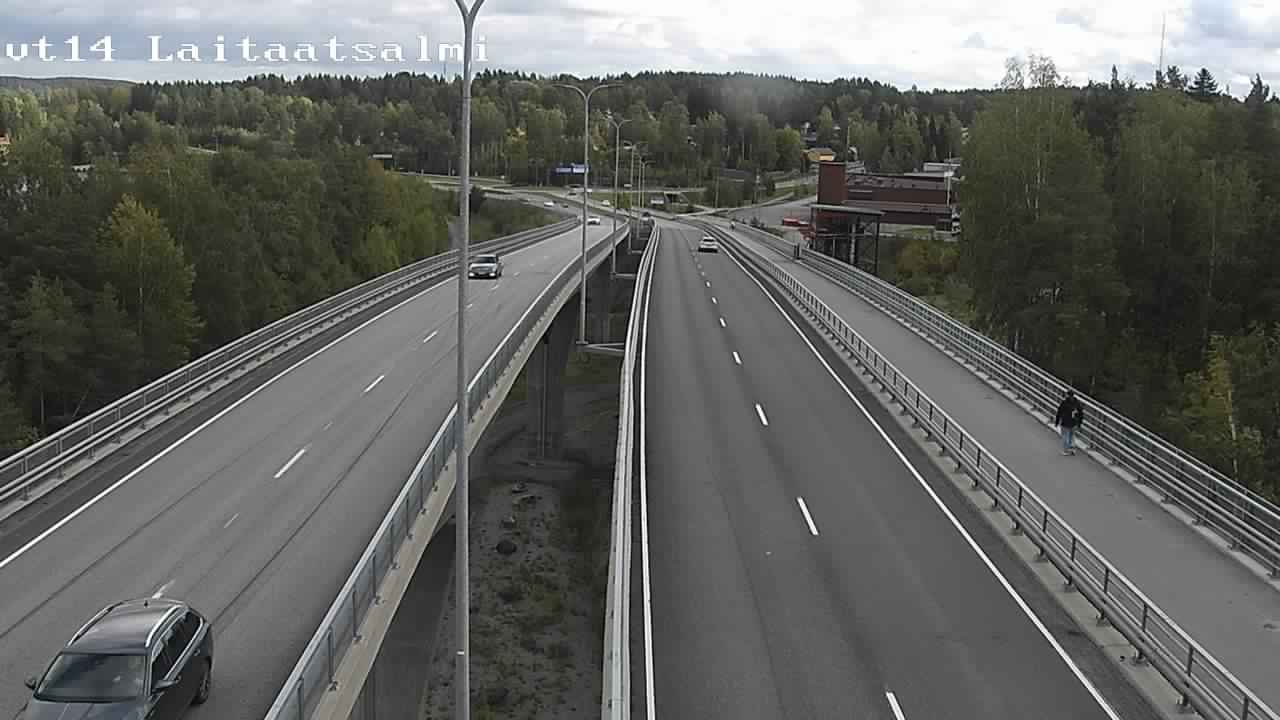 Weather Camera Image Väg 14 Nyslott, Laitaatsalmi, Savonlinna, Etelä-Savo
