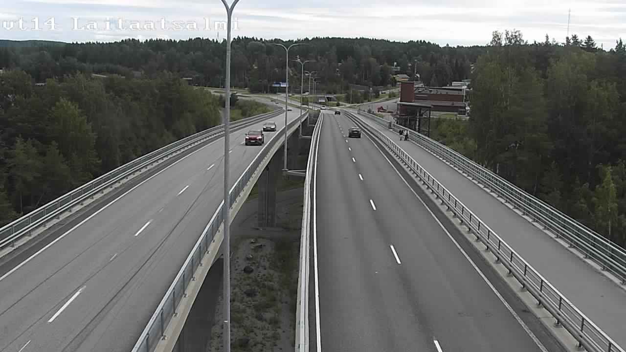 Weather Camera Image Road 14 Savonlinna, Laitaatsalmi, Savonlinna, Etelä-Savo