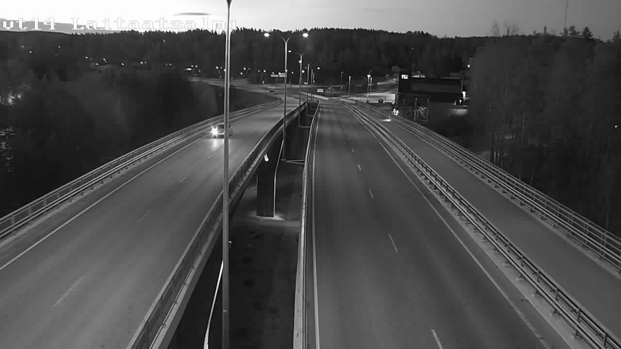 Weather Camera Image Väg 14 Nyslott, Laitaatsalmi, Savonlinna, Etelä-Savo