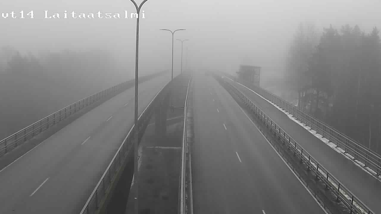 Weather Camera Image Väg 14 Nyslott, Laitaatsalmi, Savonlinna, Etelä-Savo