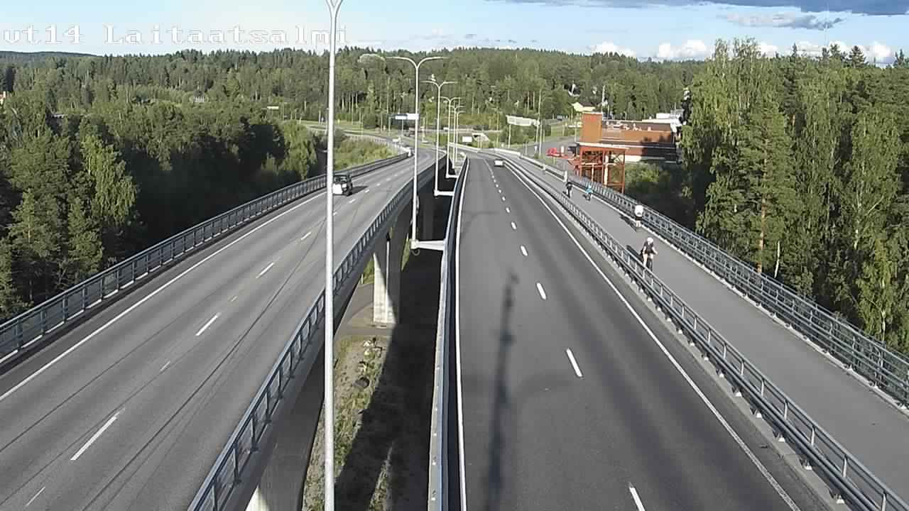 Kelikamerat Kuva Tie 14 Savonlinna, Laitaatsalmi silta, Savonlinna, Etelä-Savo