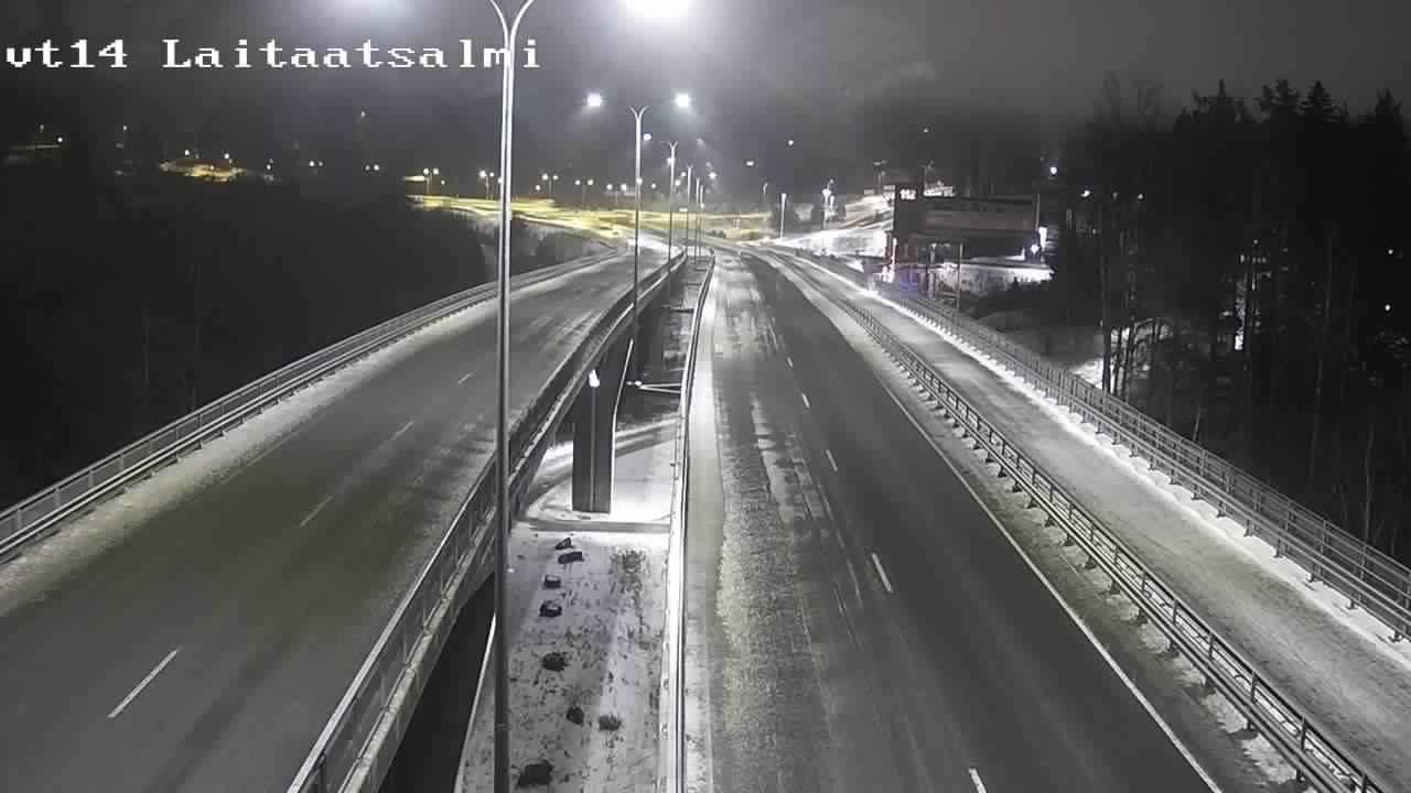 Weather Camera Image Väg 14 Nyslott, Laitaatsalmi, Savonlinna, Etelä-Savo