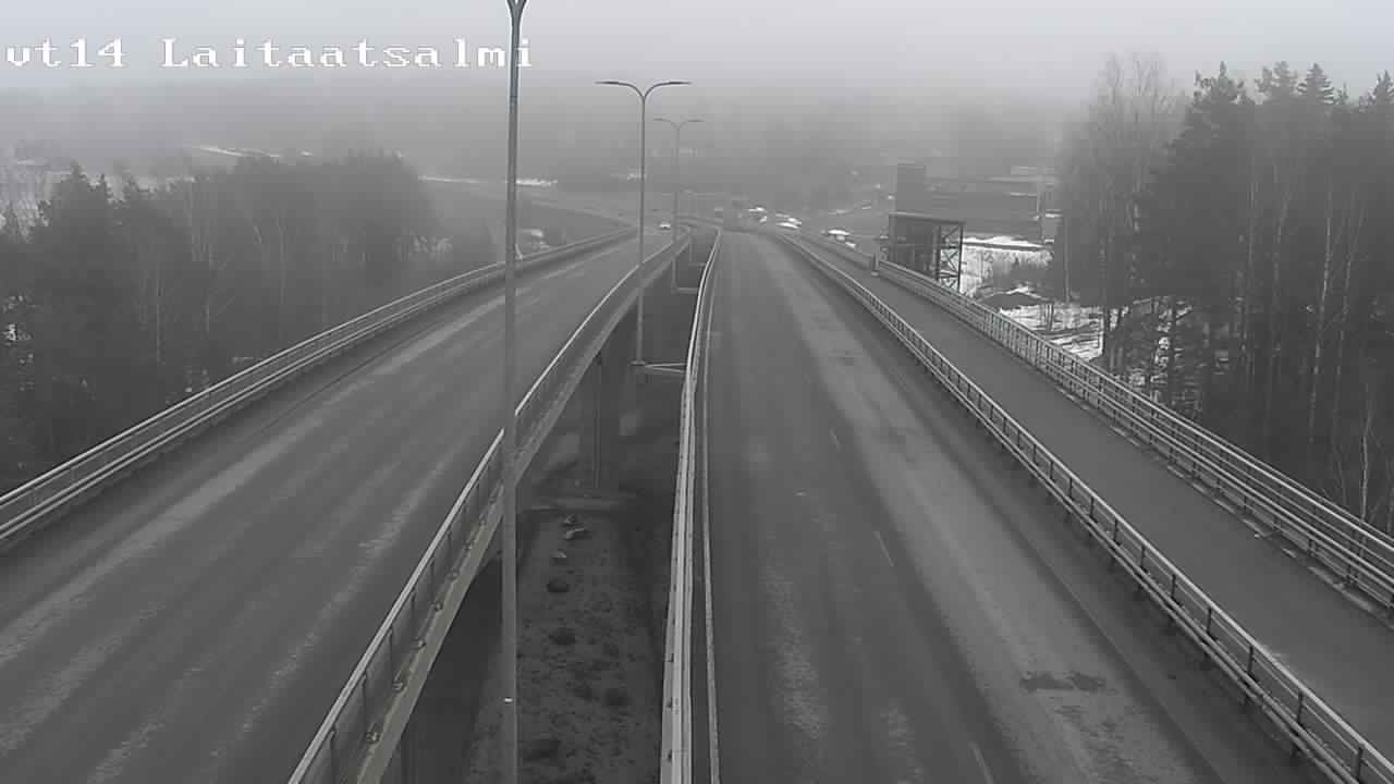 Weather Camera Image Road 14 Savonlinna, Laitaatsalmi, Savonlinna, Etelä-Savo