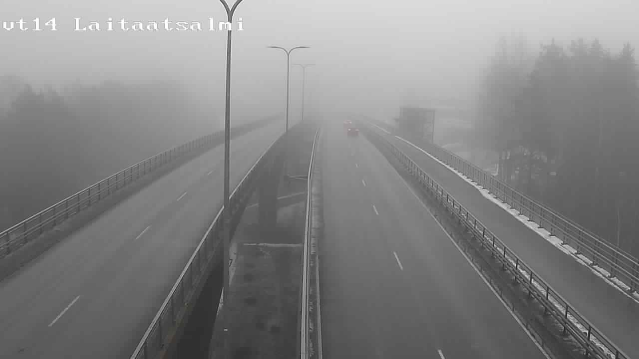Weather Camera Image Väg 14 Nyslott, Laitaatsalmi, Savonlinna, Etelä-Savo