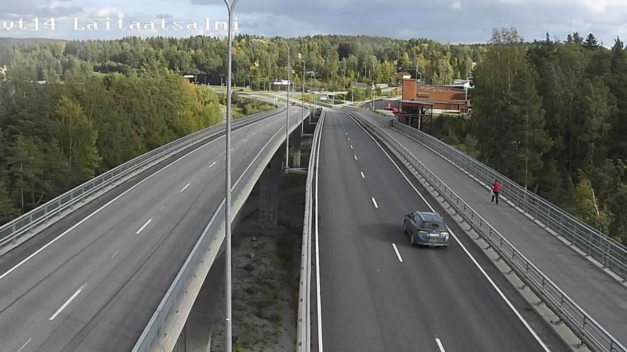 Weather Camera Image Väg 14 Nyslott, Laitaatsalmi, Savonlinna, Etelä-Savo