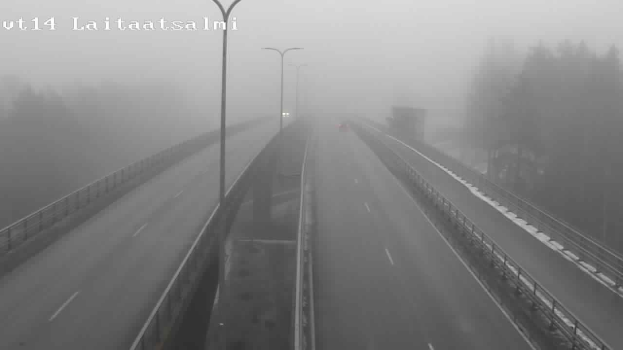 Weather Camera Image Väg 14 Nyslott, Laitaatsalmi, Savonlinna, Etelä-Savo