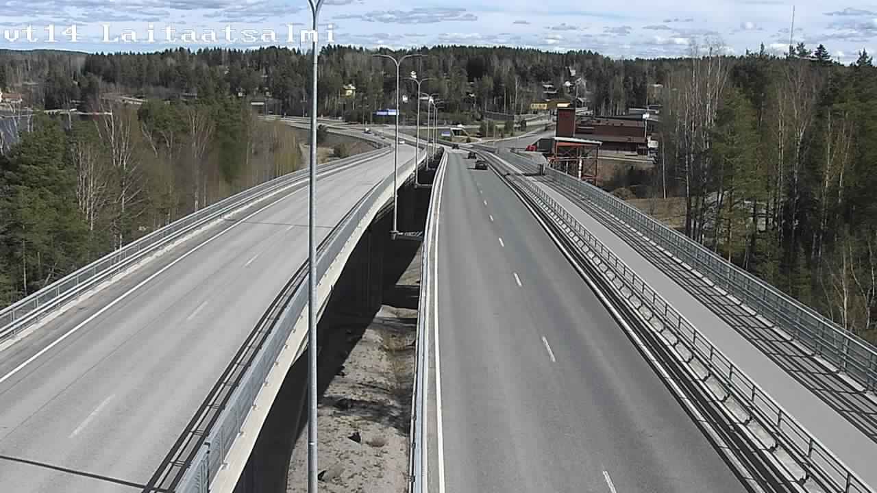 Weather Camera Image Väg 14 Nyslott, Laitaatsalmi, Savonlinna, Etelä-Savo
