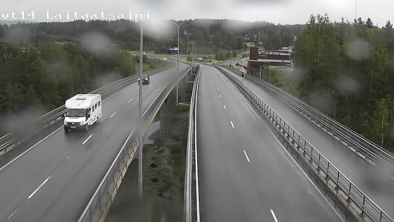Kelikamerat Kuva Tie 14 Savonlinna, Laitaatsalmi silta, Savonlinna, Etelä-Savo