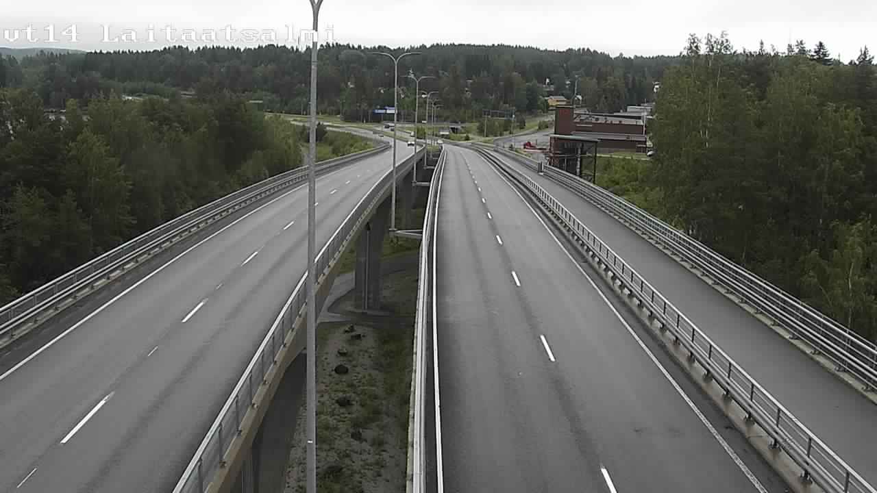 Weather Camera Image Road 14 Savonlinna, Laitaatsalmi, Savonlinna, Etelä-Savo
