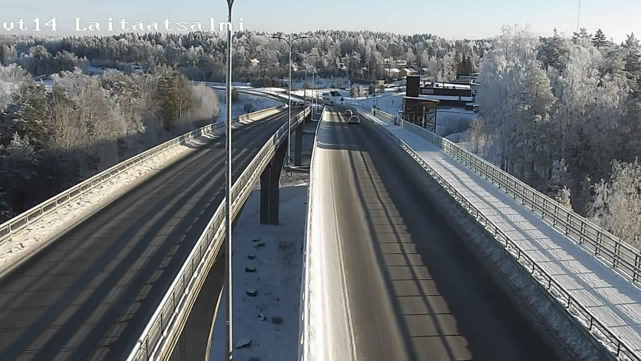 Weather Camera Image Road 14 Savonlinna, Laitaatsalmi, Savonlinna, Etelä-Savo