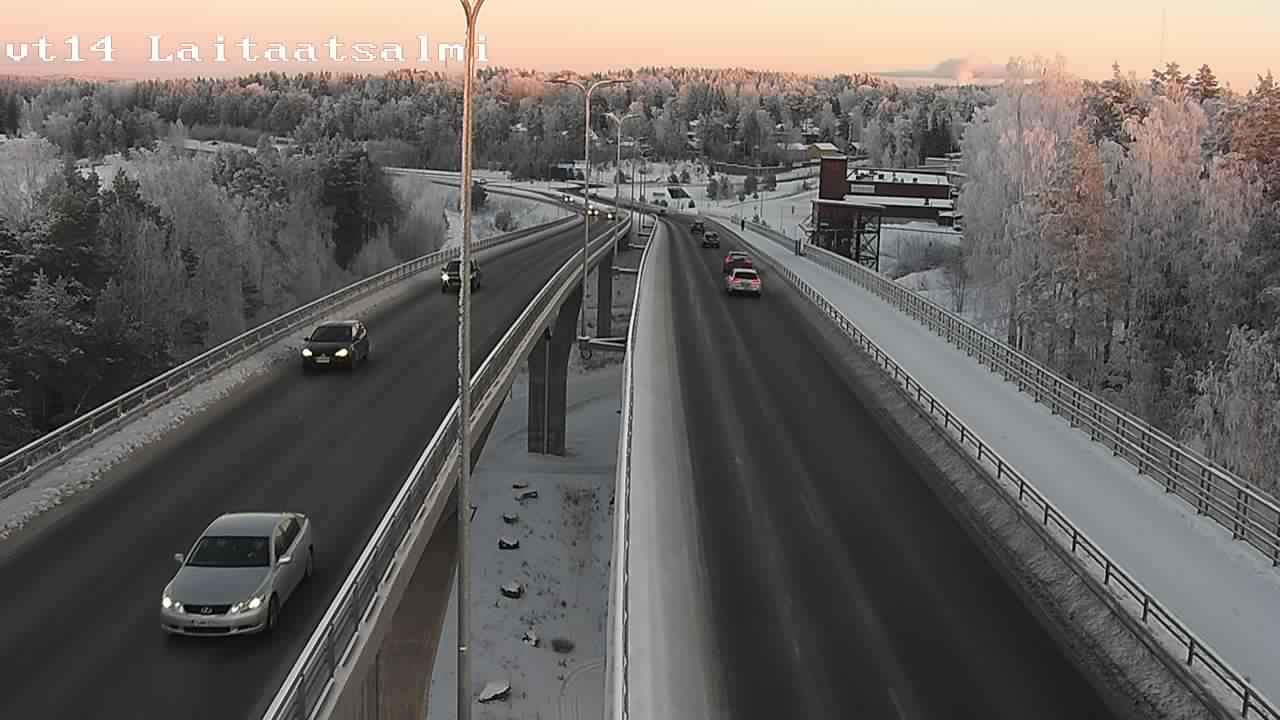 Kelikamerat Kuva Tie 14 Savonlinna, Laitaatsalmi silta, Savonlinna, Etelä-Savo