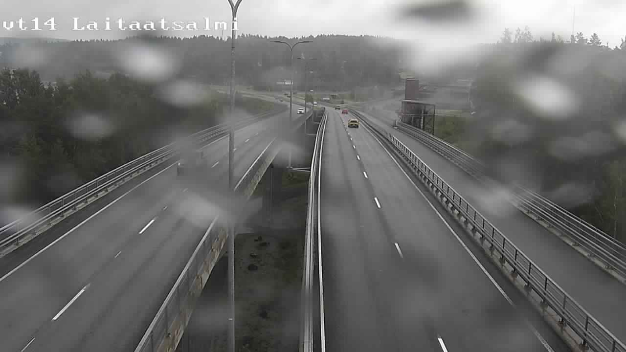 Weather Camera Image Road 14 Savonlinna, Laitaatsalmi, Savonlinna, Etelä-Savo