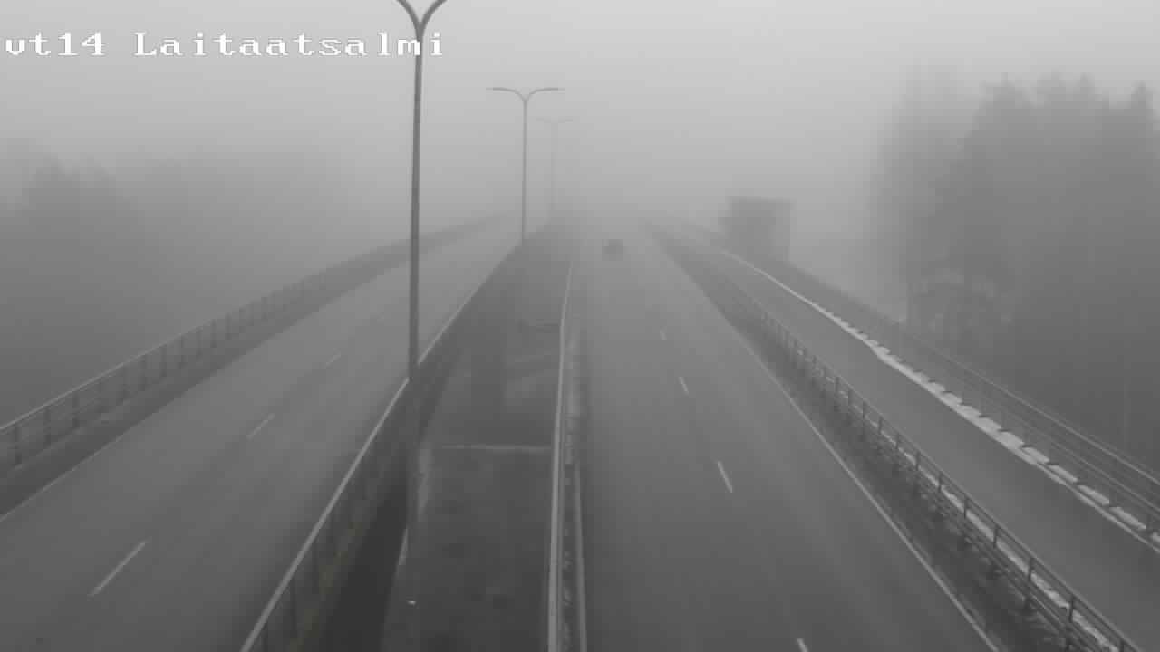 Weather Camera Image Väg 14 Nyslott, Laitaatsalmi, Savonlinna, Etelä-Savo