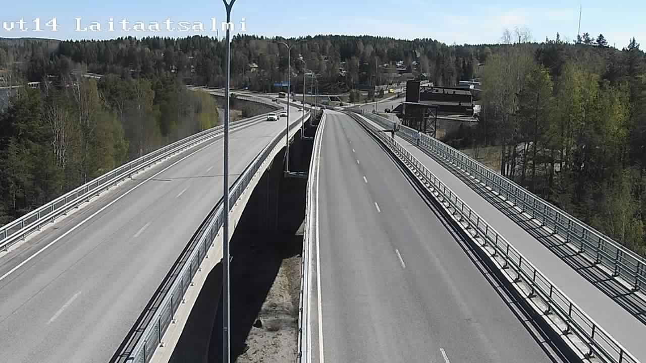 Weather Camera Image Väg 14 Nyslott, Laitaatsalmi, Savonlinna, Etelä-Savo