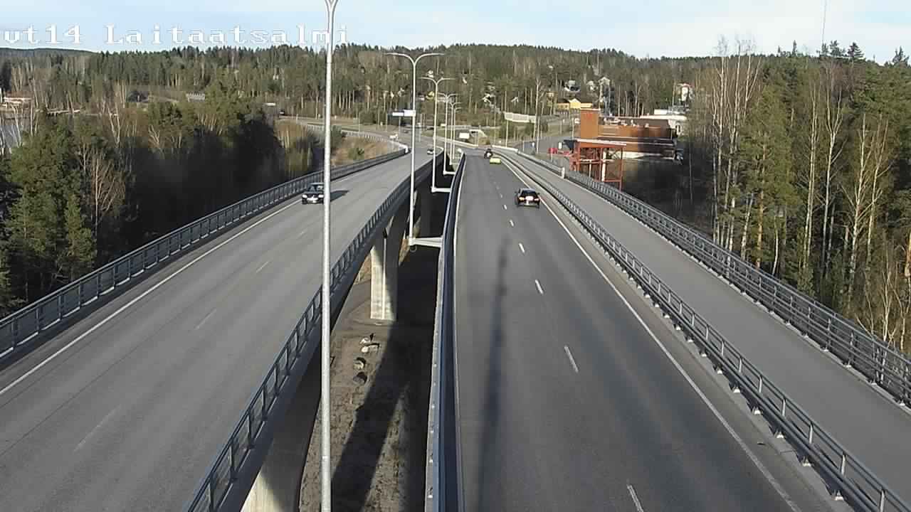 Weather Camera Image Väg 14 Nyslott, Laitaatsalmi, Savonlinna, Etelä-Savo