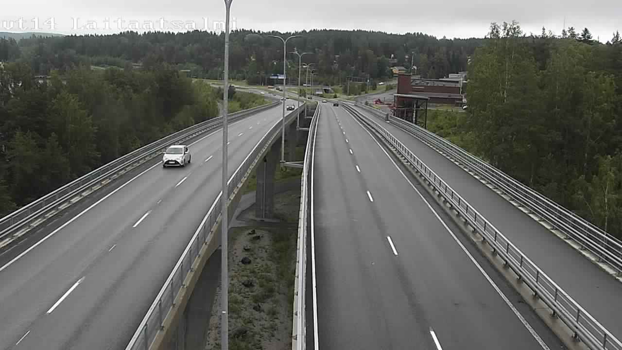 Weather Camera Image Road 14 Savonlinna, Laitaatsalmi, Savonlinna, Etelä-Savo