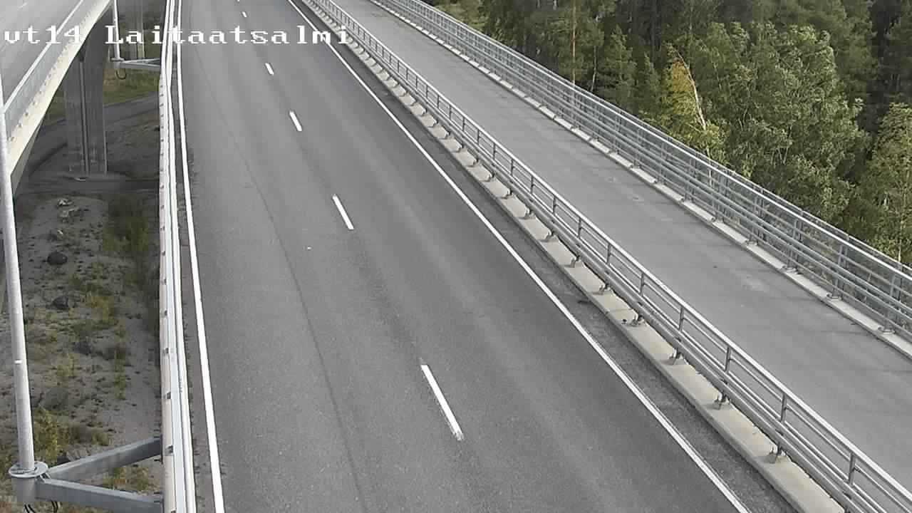 Weather Camera Image Väg 14 Nyslott, Laitaatsalmi, Savonlinna, Etelä-Savo