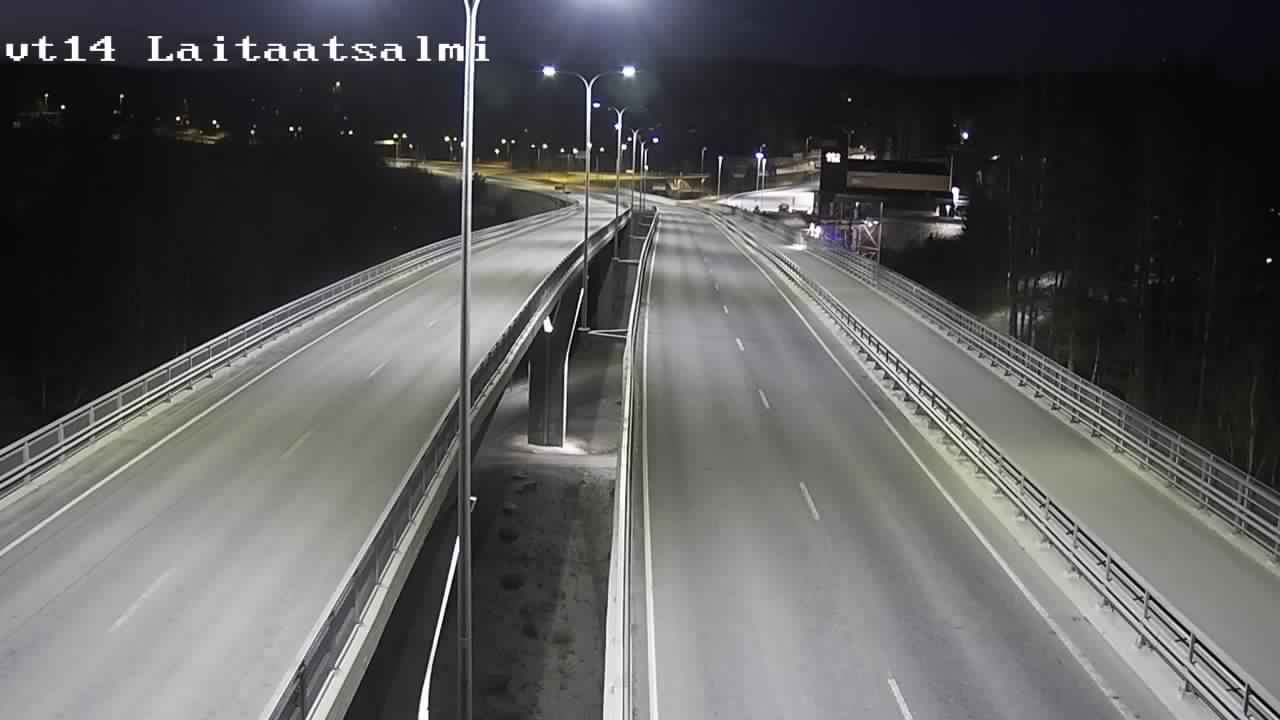 Weather Camera Image Väg 14 Nyslott, Laitaatsalmi, Savonlinna, Etelä-Savo