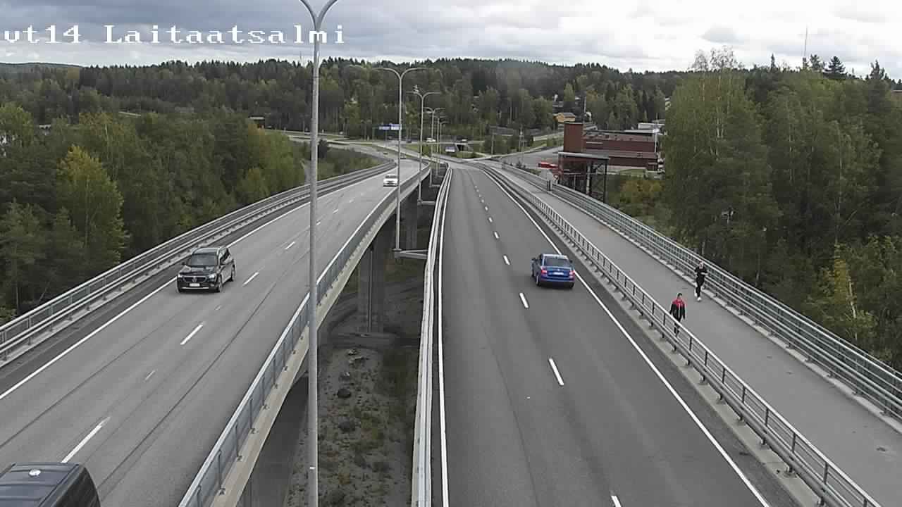 Weather Camera Image Väg 14 Nyslott, Laitaatsalmi, Savonlinna, Etelä-Savo