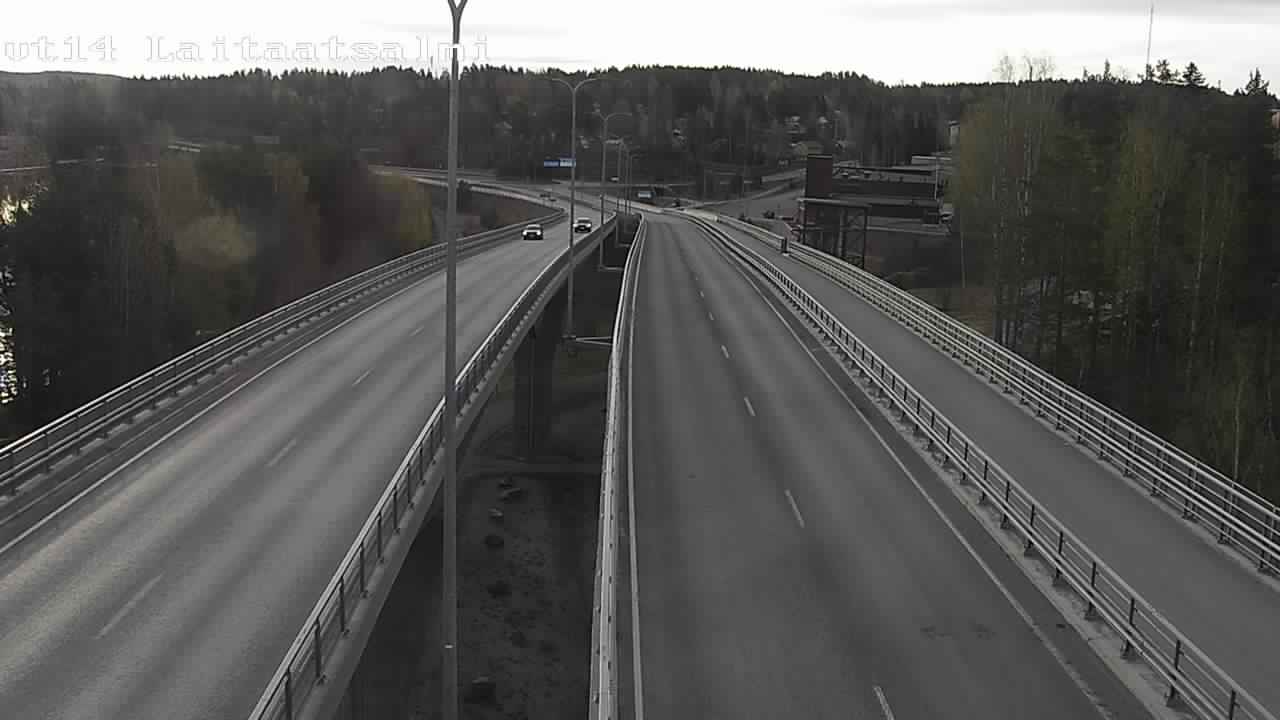 Weather Camera Image Väg 14 Nyslott, Laitaatsalmi, Savonlinna, Etelä-Savo