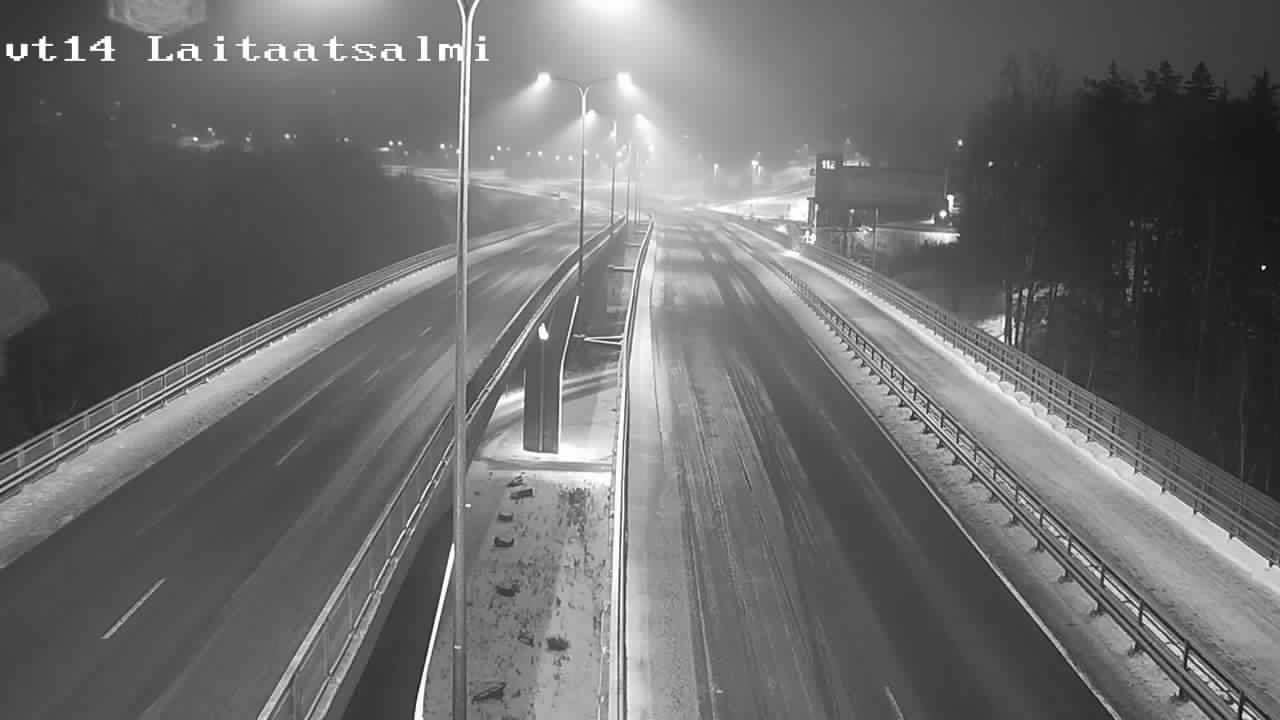 Weather Camera Image Väg 14 Nyslott, Laitaatsalmi, Savonlinna, Etelä-Savo