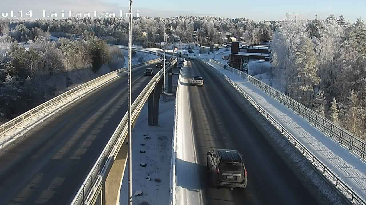 Weather Camera Image Road 14 Savonlinna, Laitaatsalmi, Savonlinna, Etelä-Savo