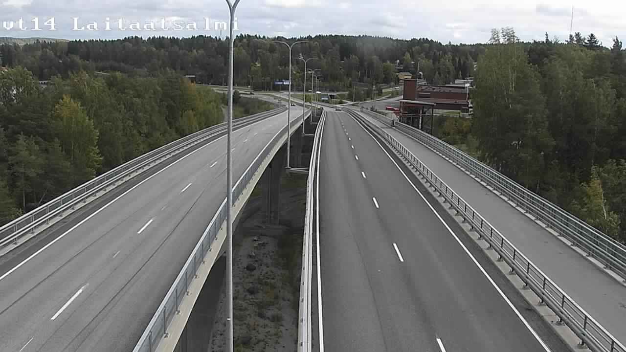 Weather Camera Image Väg 14 Nyslott, Laitaatsalmi, Savonlinna, Etelä-Savo
