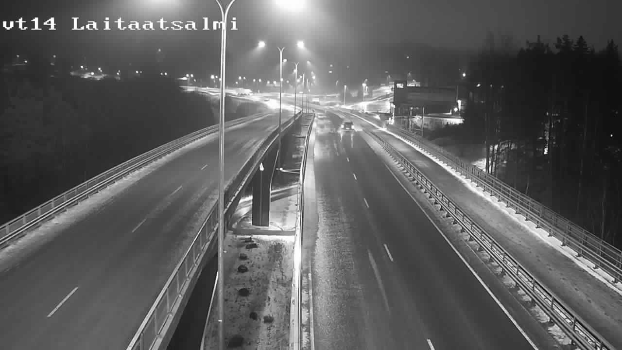 Weather Camera Image Väg 14 Nyslott, Laitaatsalmi, Savonlinna, Etelä-Savo