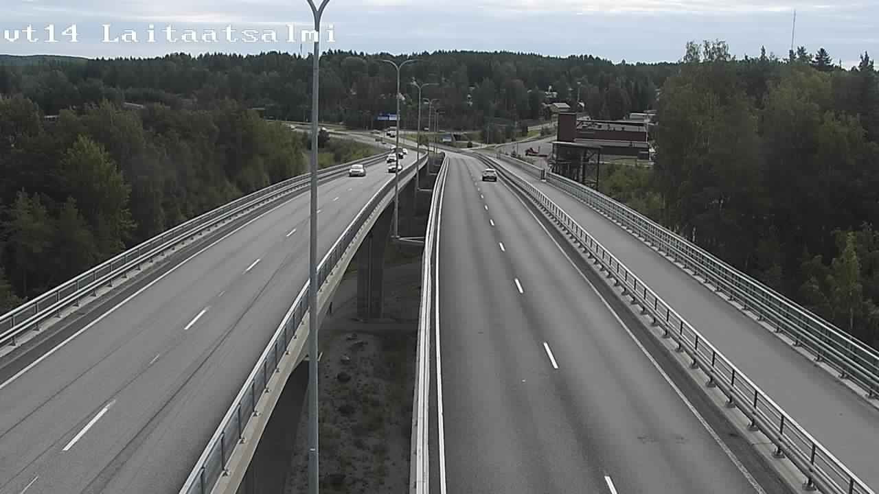 Weather Camera Image Road 14 Savonlinna, Laitaatsalmi, Savonlinna, Etelä-Savo