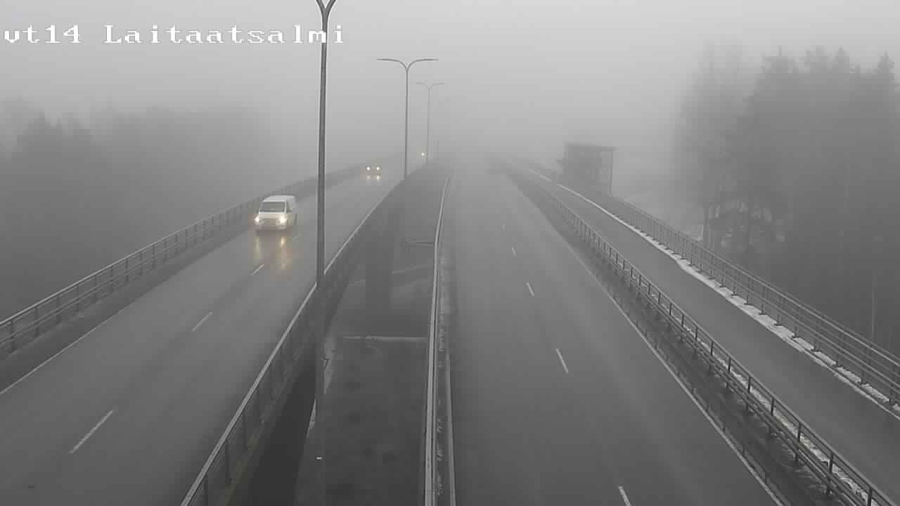 Weather Camera Image Väg 14 Nyslott, Laitaatsalmi, Savonlinna, Etelä-Savo